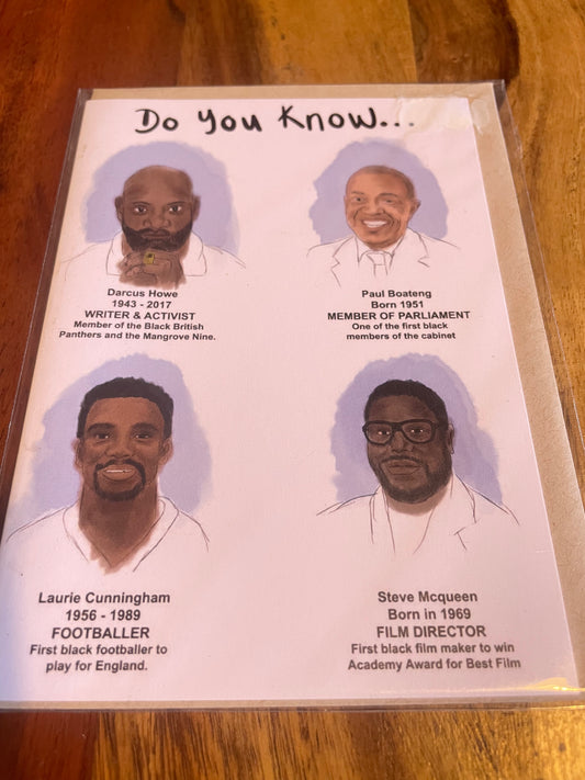 Powerful Men Card -Blank inside