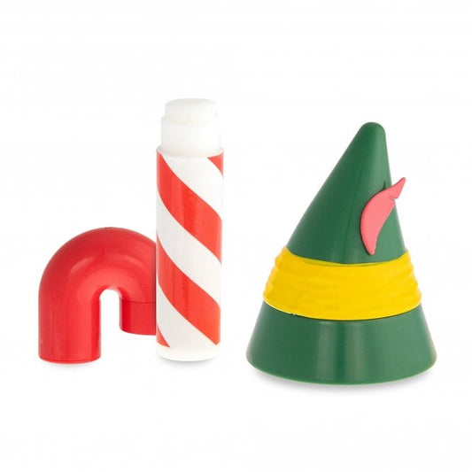 festive elf duo lip balm novelty shapes shown together outside packaging