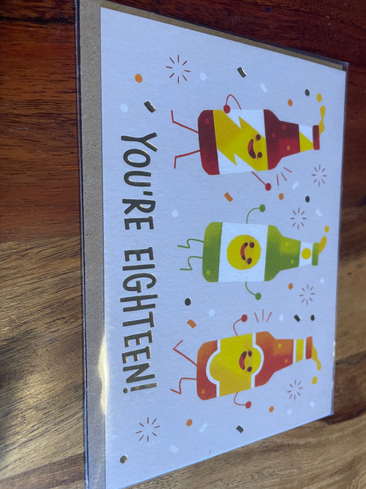 You’re 18 Card