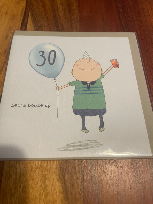 30th Birthday Card