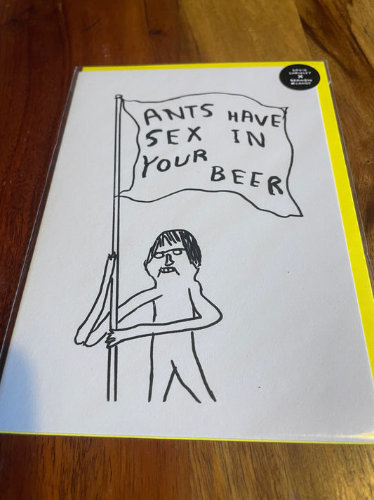 Ants Card -Blank inside