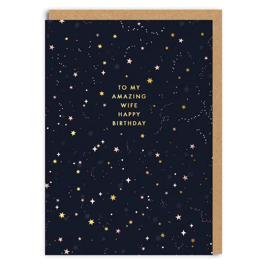 Amazing Wife Birthday Card