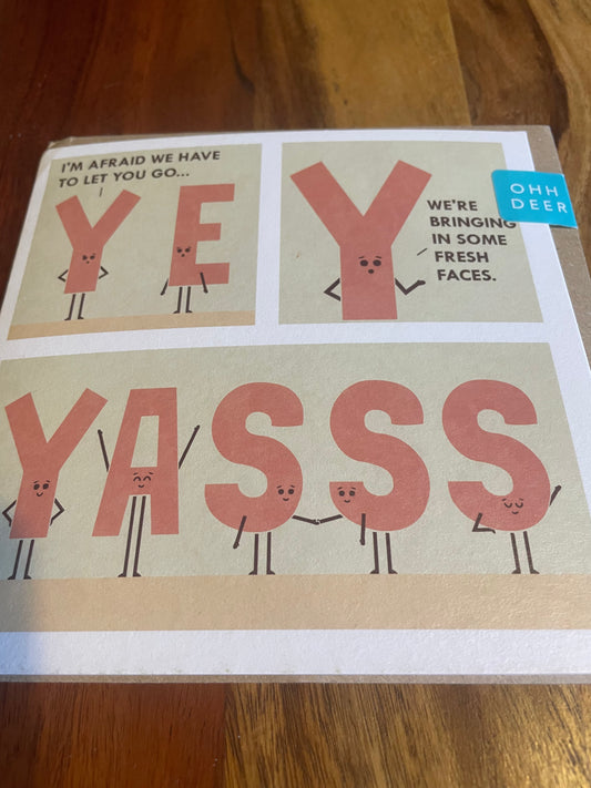YASSS Card - Blank inside
