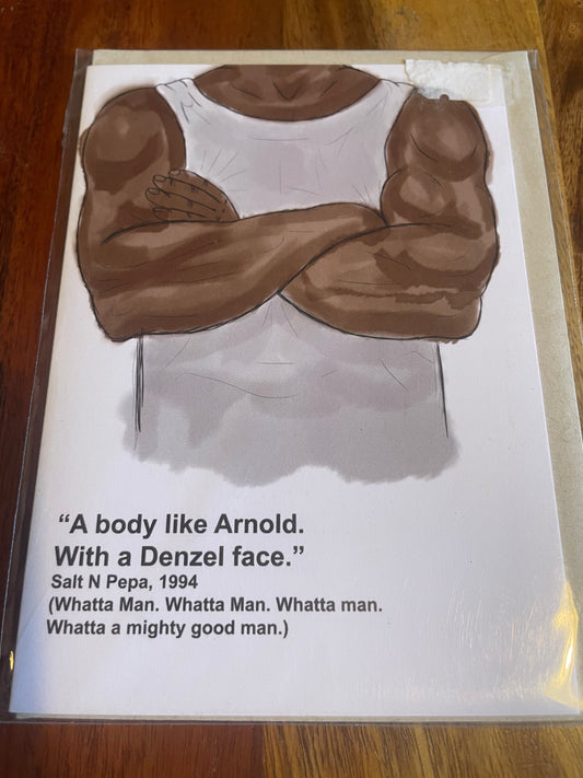 Whatta Man Card -Blank inside