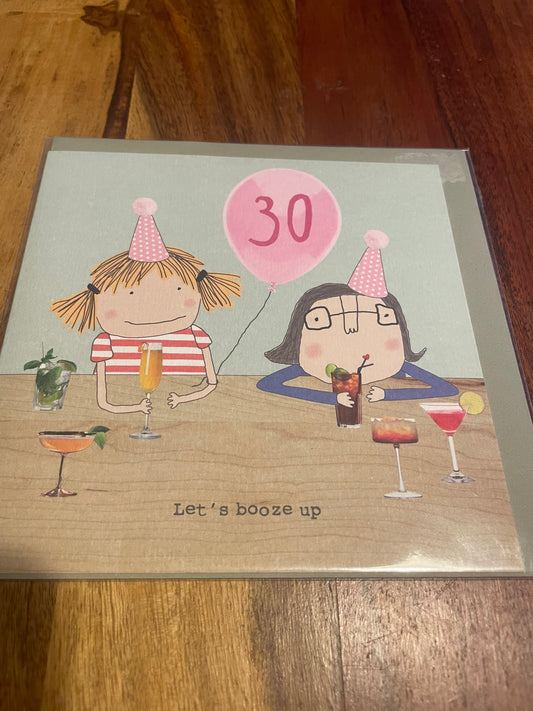 30th Birthday Card