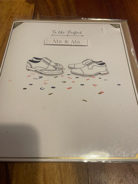 Mr & Mr Wedding Card