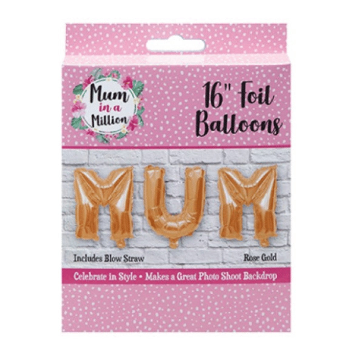 Foil Mother’s Day Balloon 16"/40CM When Inflated