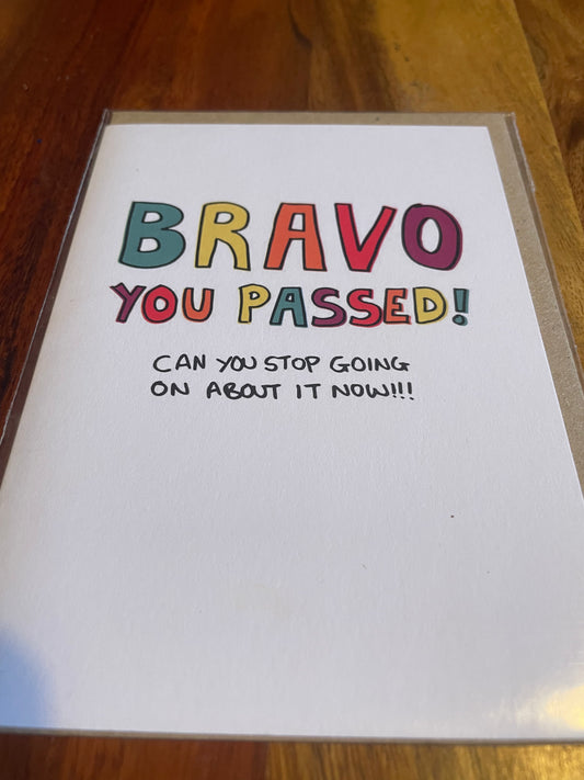Bravo Card