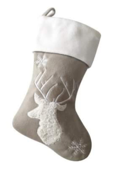 Deluxe Stocking - Deer
