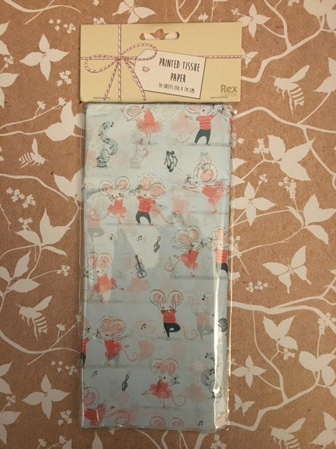 Dancing Mice Tissue Paper