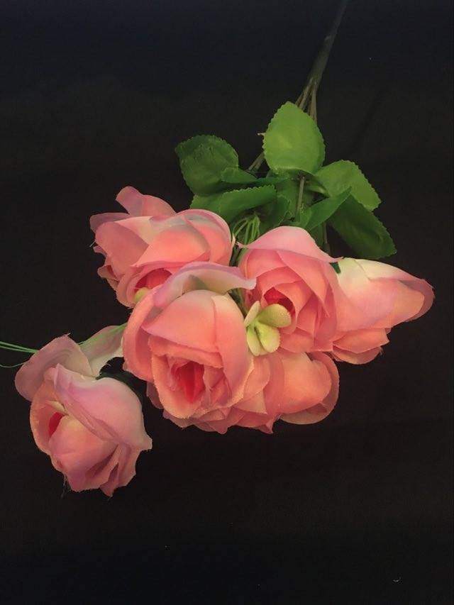 Bunch Of Artificial Silk Flowers Roses