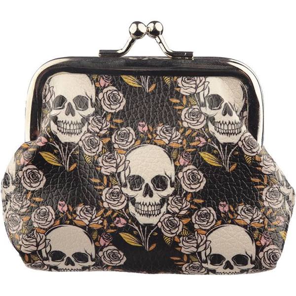 Skull & Roses Tic Tac Purse