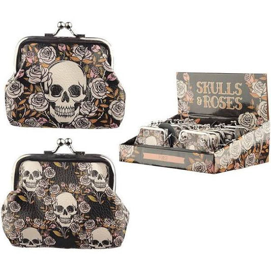 Skull & Roses Tic Tac Purse
