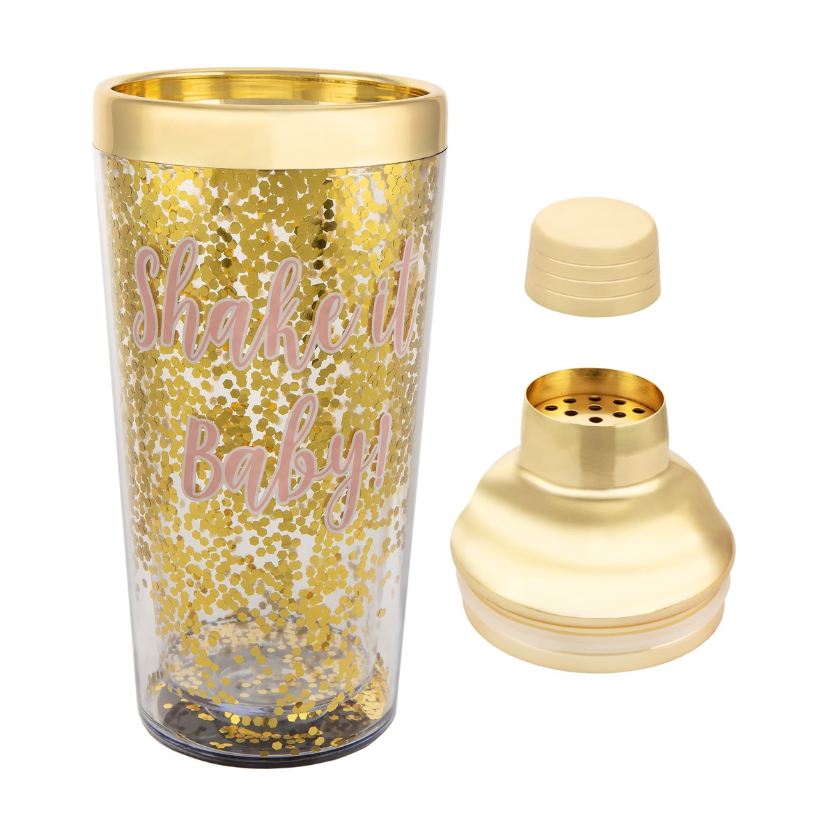 Prosecco Party Glass Cocktail Shaker