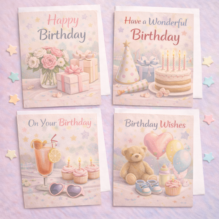general birthday cards collection featuring thoughtful fun and heartfelt designs for all ages
