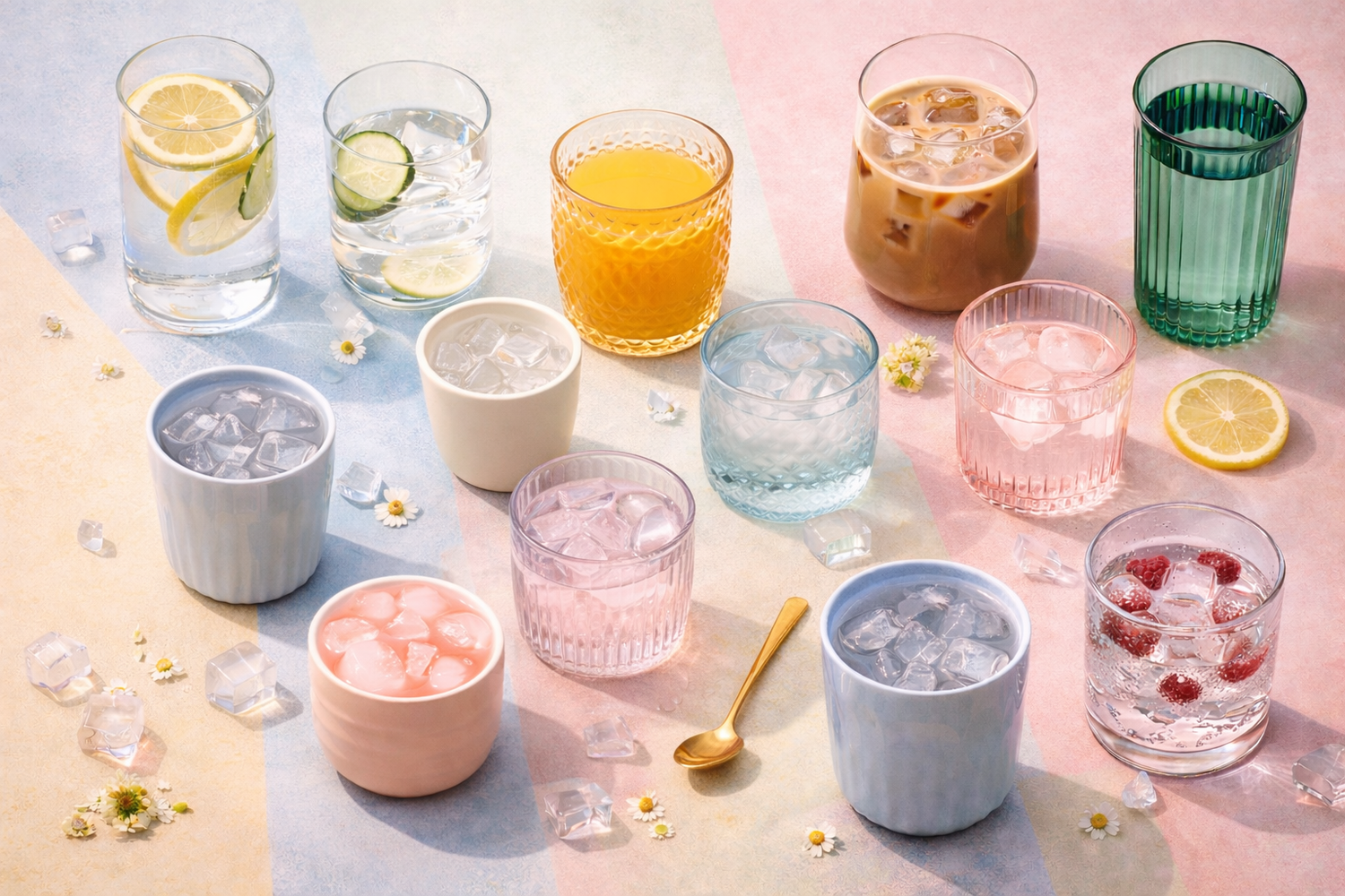 drinkware cups and glasses collection featuring stylish practical designs for everyday use and gifting
