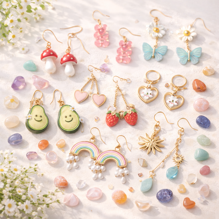 jewellery and gems collection featuring elegant jewellery pieces and decorative gemstones for gifting