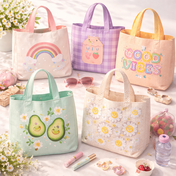 reusable shopping bags collection featuring foldable durable totes for everyday errands and sustainable shopping