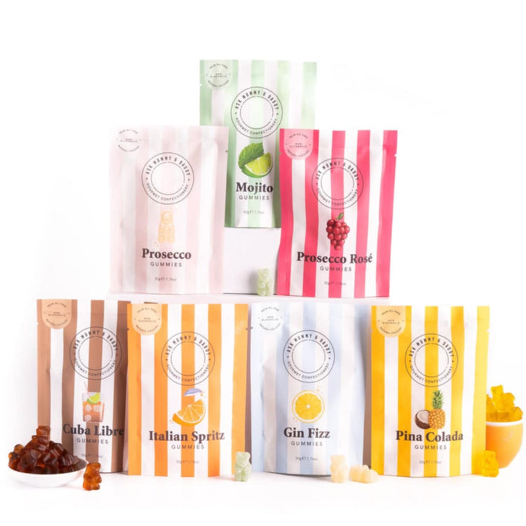 gourmet sweets and treats collection featuring gummy sweets and indulgent giftable confectionery