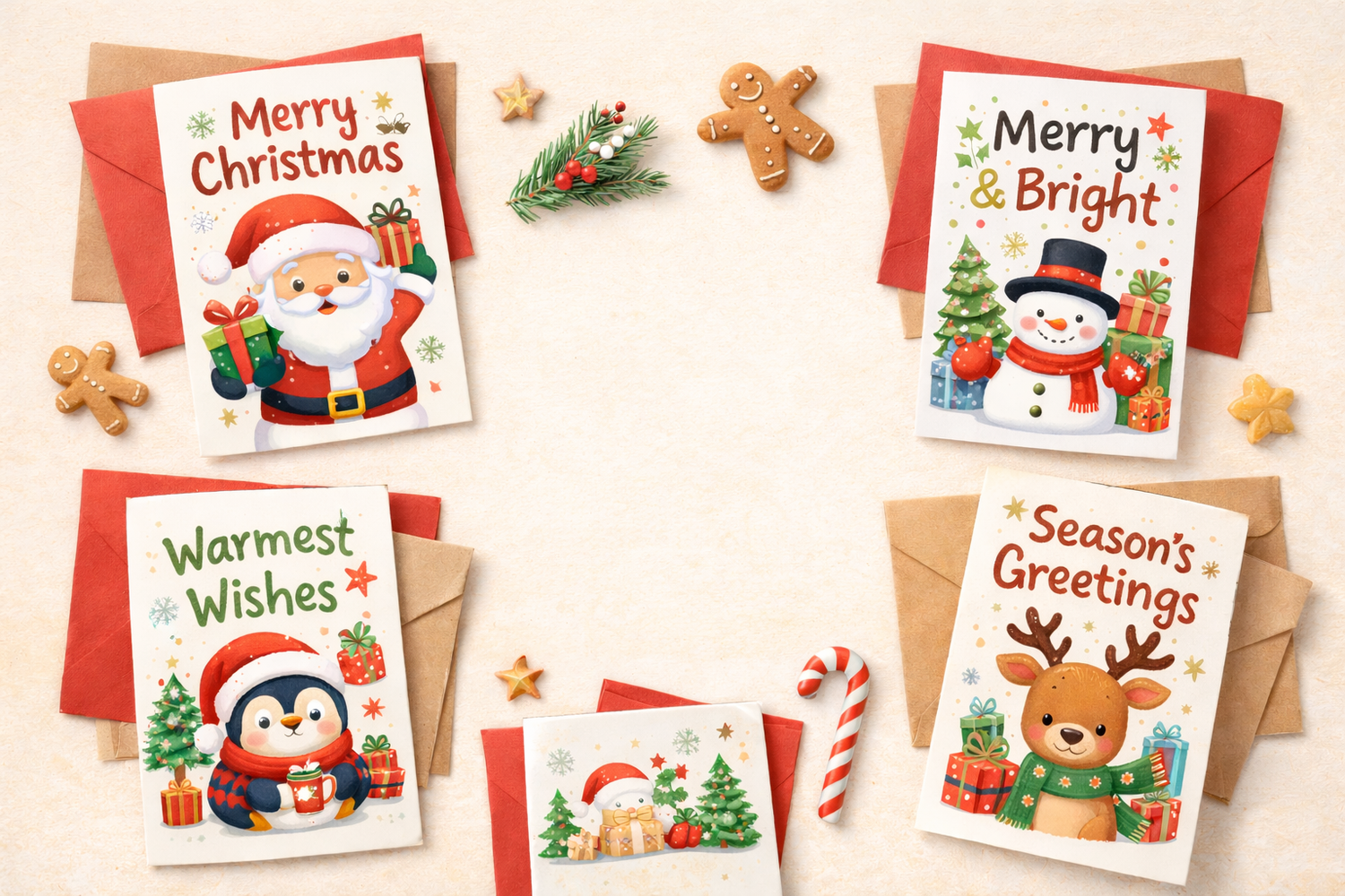 christmas cards collection featuring festive traditional and modern designs for seasonal greetings