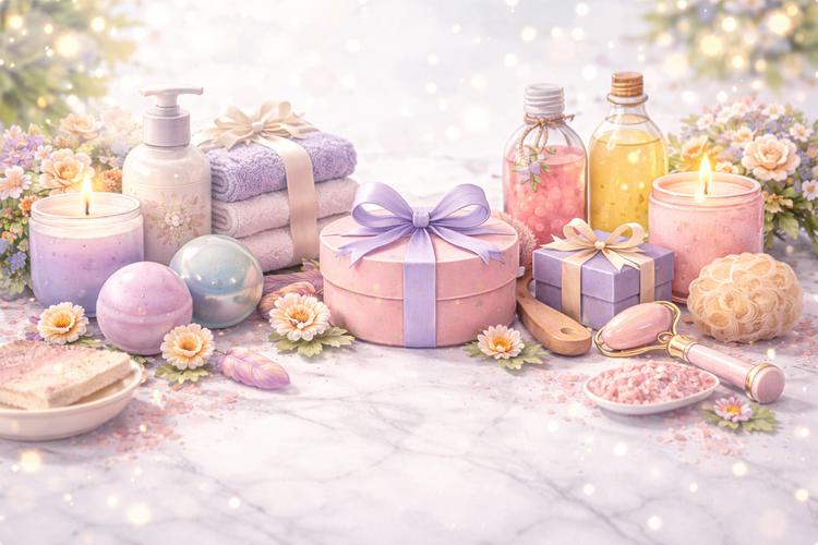 bath and body gifts featuring bubble bath shower gels bath bombs and self care treats
