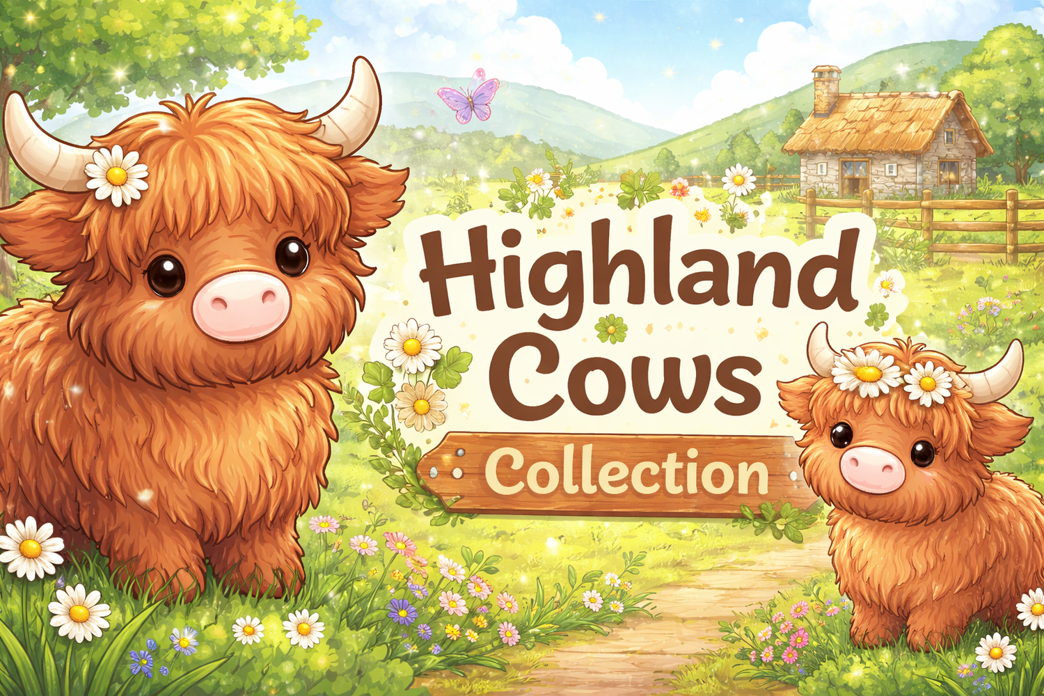highland cow gifts and homeware featuring charming scottish countryside inspired designs