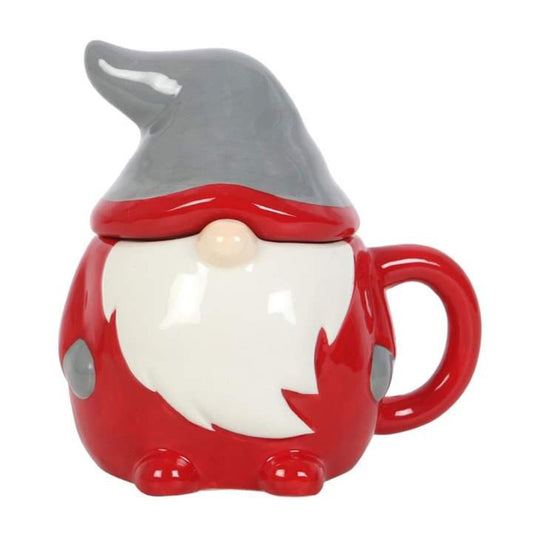 Gonk Ceramic Mug With Lidded Hat