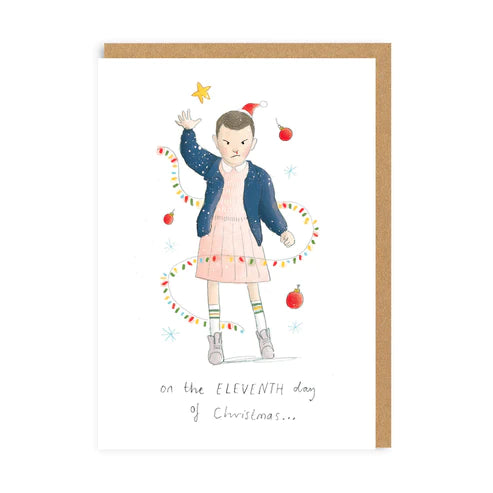 On The Eleventh Day Of Christmas Card