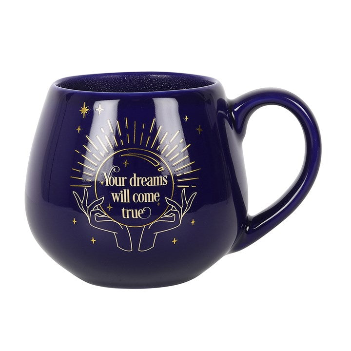 Fortune Teller Colour Changing Mug- Dark Blue