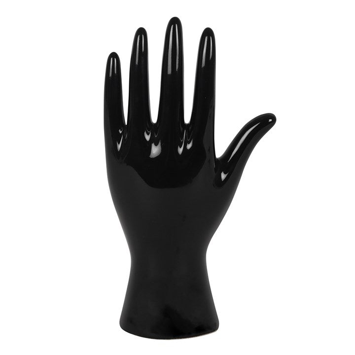 Black /White (Choice) Ceramic Palmestry Hand Ornament