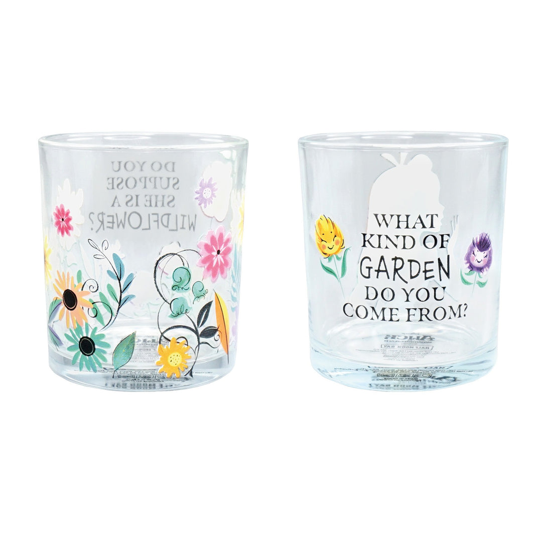 Disney Alice in Wonderland Glass Tumblers