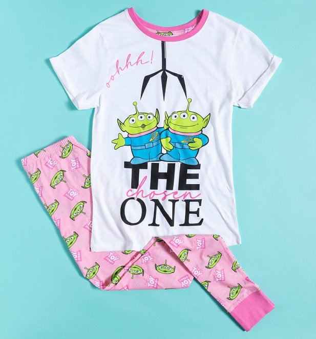 Ladies Toy Story Aliens Pyjamas