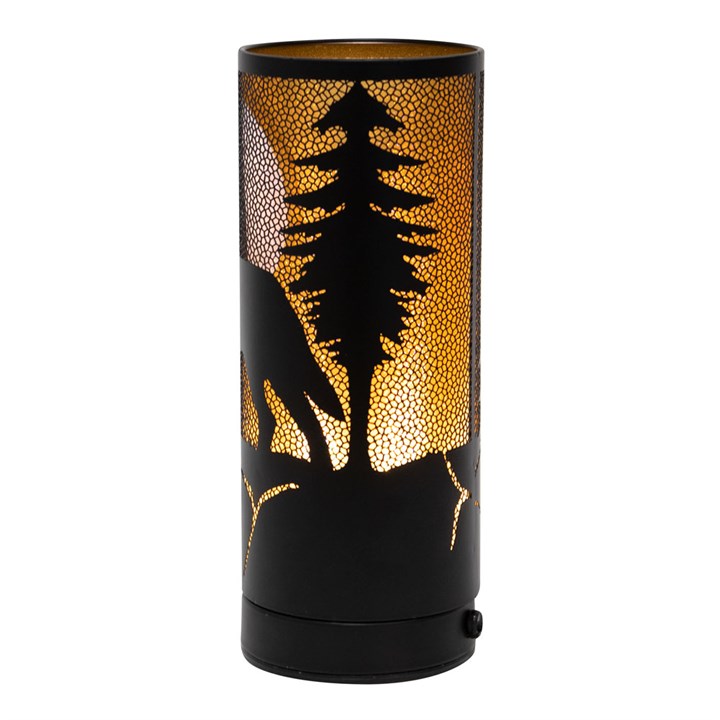 Lisa Parker Wolf Song Metal Aroma Lamp