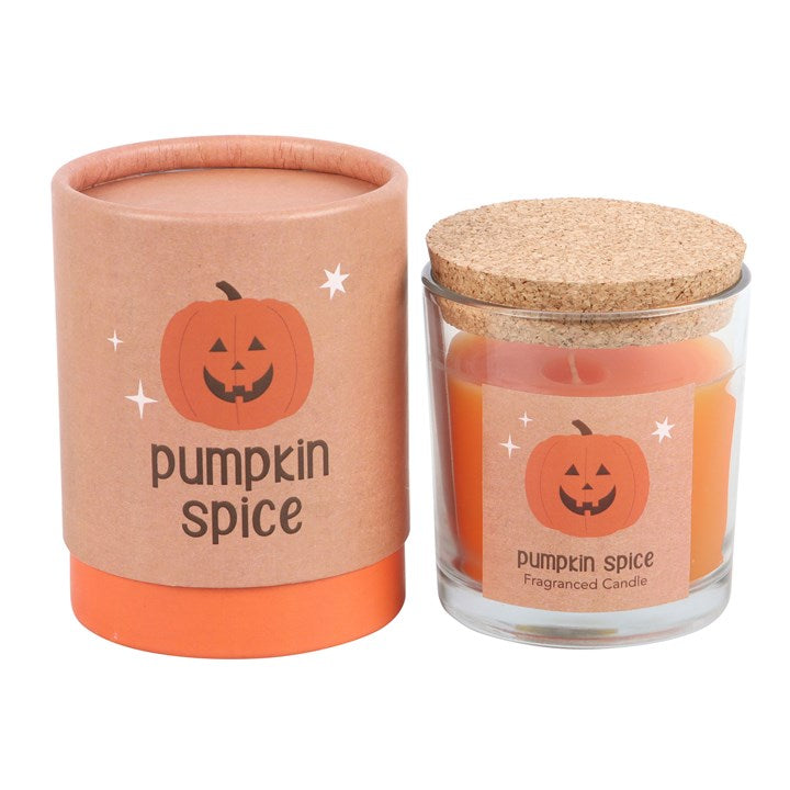 Peekaboo Pumpkin Spice Fragranced Glass Candle