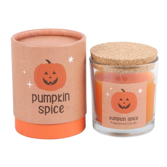 Peekaboo Pumpkin Spice Fragranced Glass Candle