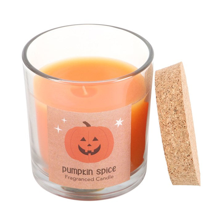 Peekaboo Pumpkin Spice Fragranced Glass Candle