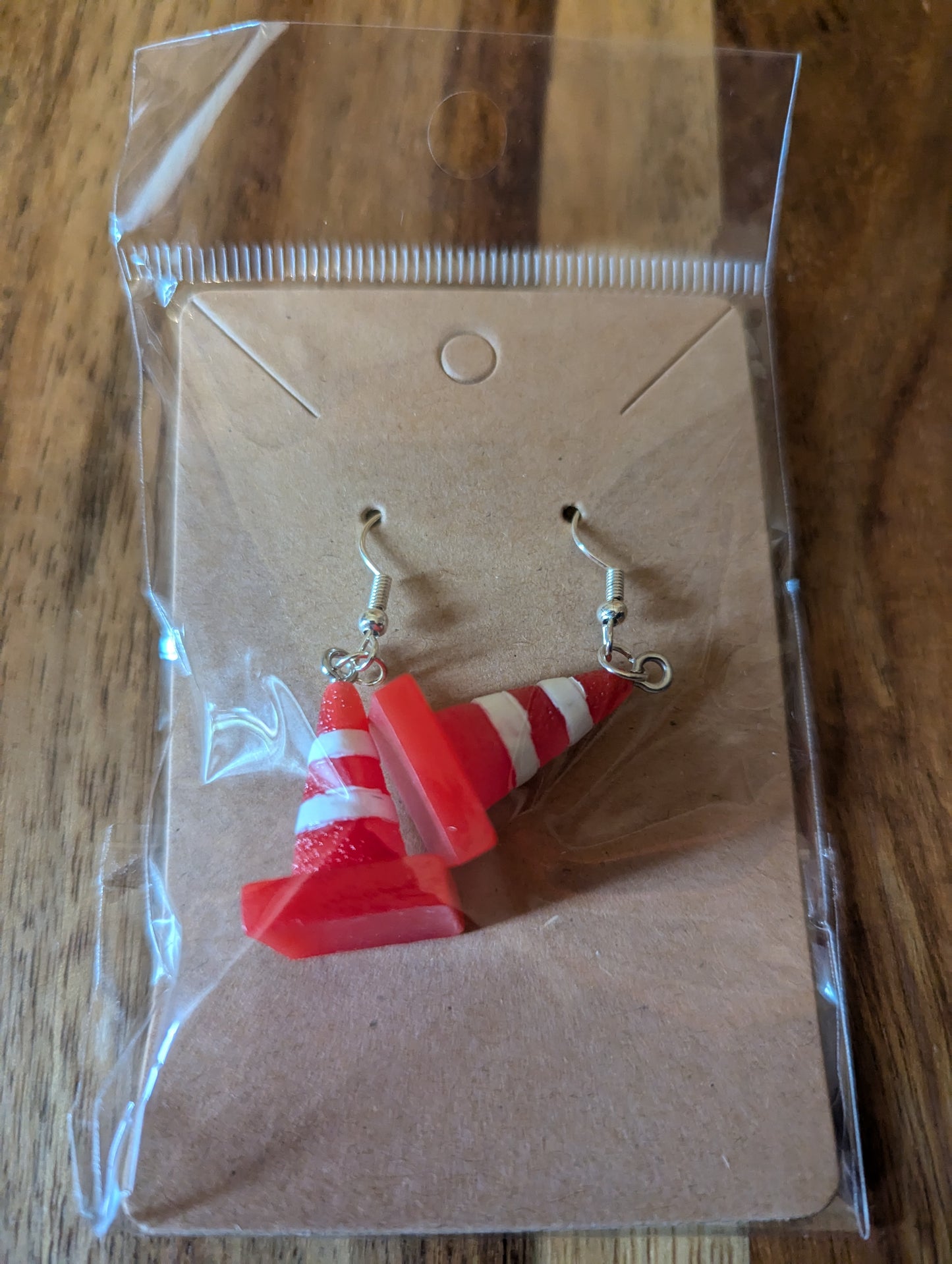 Traffic Cone Earrings