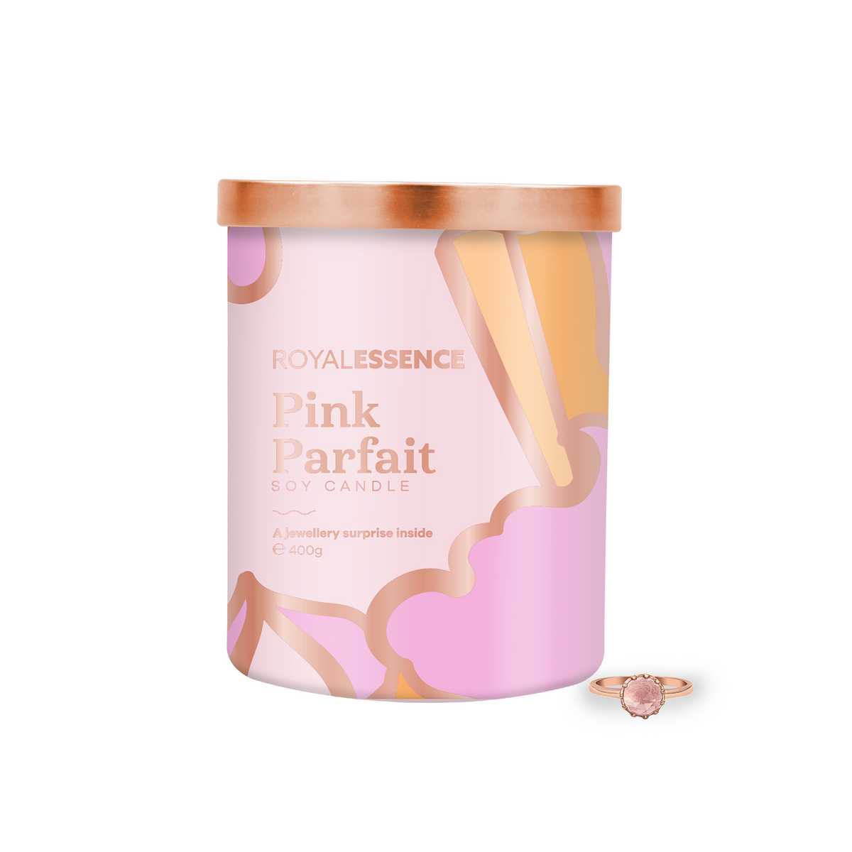Royal Essence Pink Parfait (Earrings)