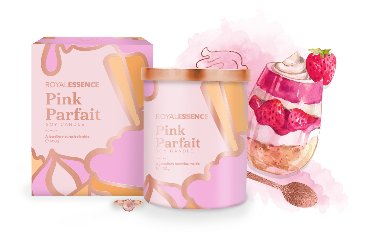 Royal Essence Pink Parfait (Earrings)