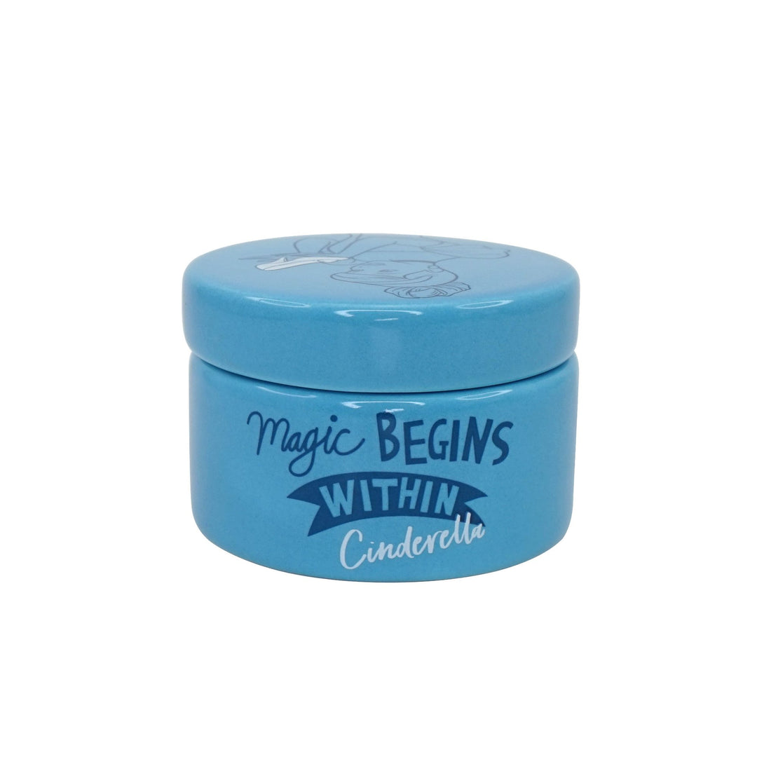 Box Round Ceramic (6cm) - Disney Cinderella