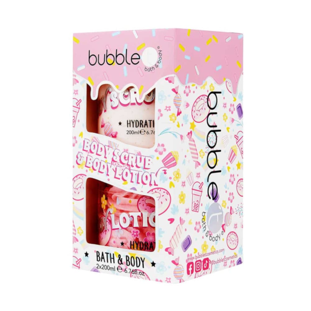 Bubble T Sweetea Body Scrub & Body Lotion Gift Set