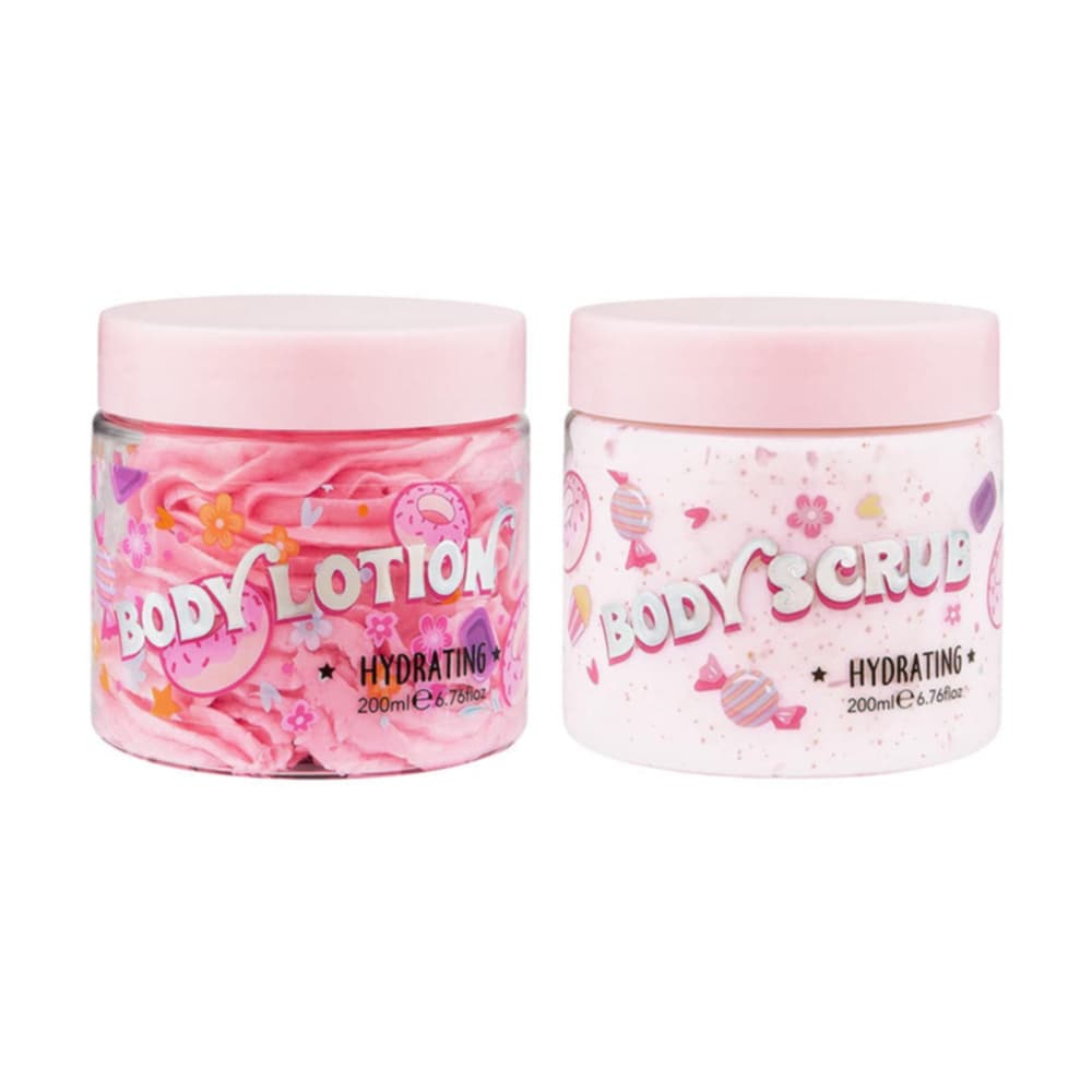 Bubble T Sweetea Body Scrub & Body Lotion Gift Set