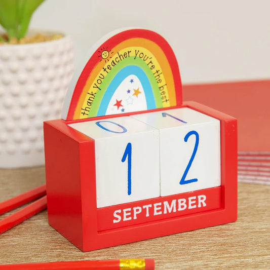 Thank You Teacher Desk Calendar