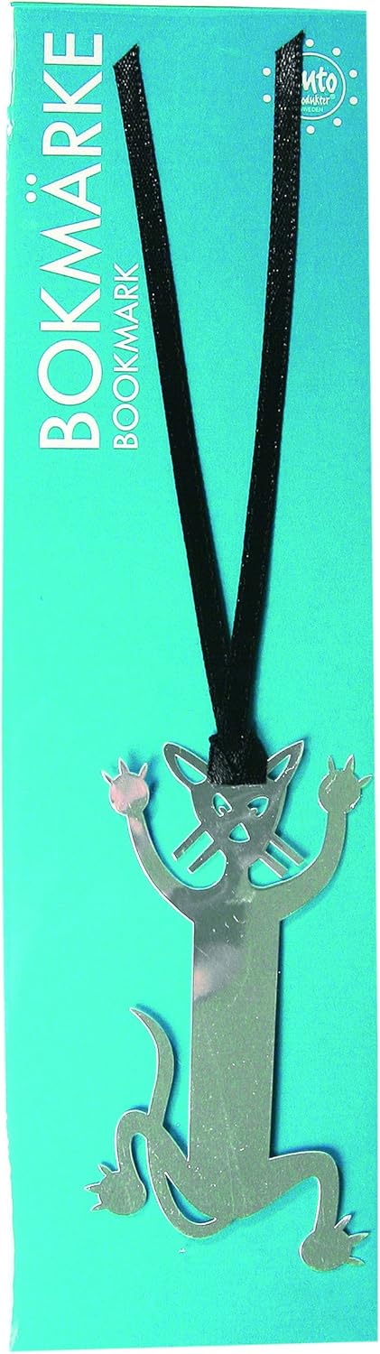 Cat metal bookmark reading gift book accessory animal themed bookmark