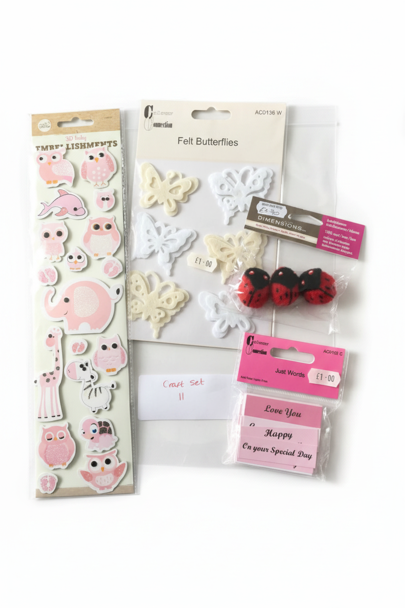 Craft Set 11 Baby Love Card & Topper Making