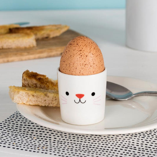 Bone China Egg Cup Cat Design