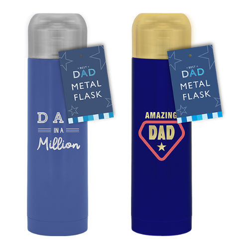 Dad Foiled Flask