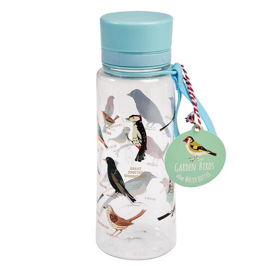 BPA free birds design water bottle 600ml reusable plastic drinks bottle