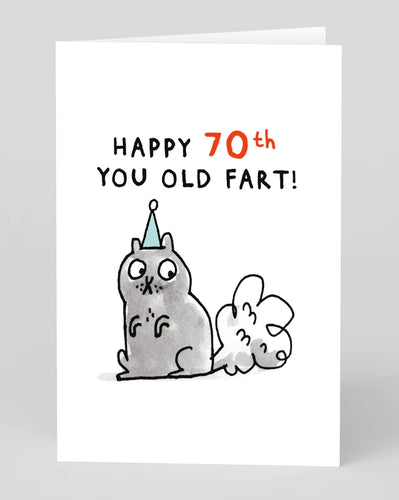 70th Birthday Happy 70th You Old Fart