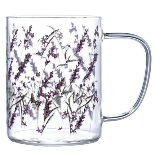 Lavender Glass Mug